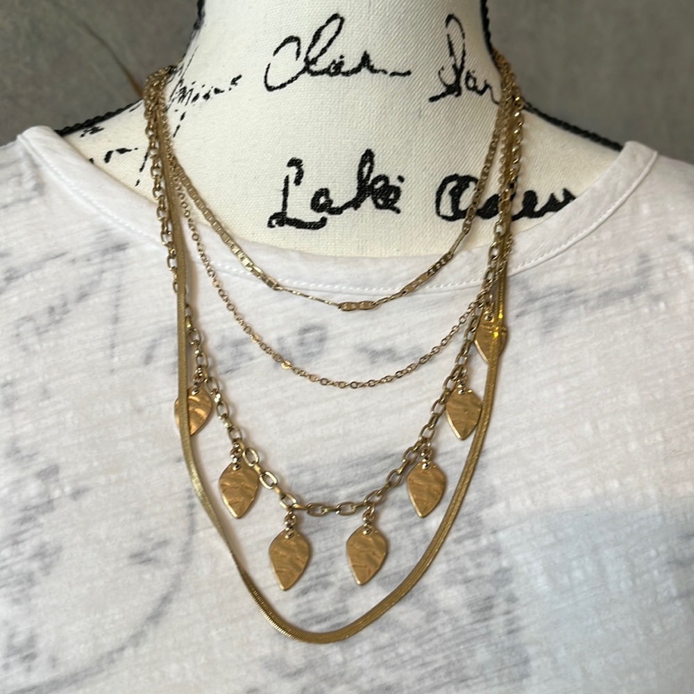 Gold Multi-chain Necklace